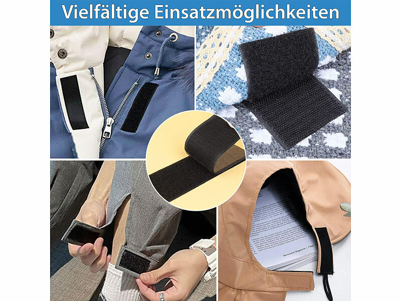 ; Klettbänder mit Nylon-Schlaufen/-Haken, selbstklebend Klettbänder mit Nylon-Schlaufen/-Haken, selbstklebend Klettbänder mit Nylon-Schlaufen/-Haken, selbstklebend 