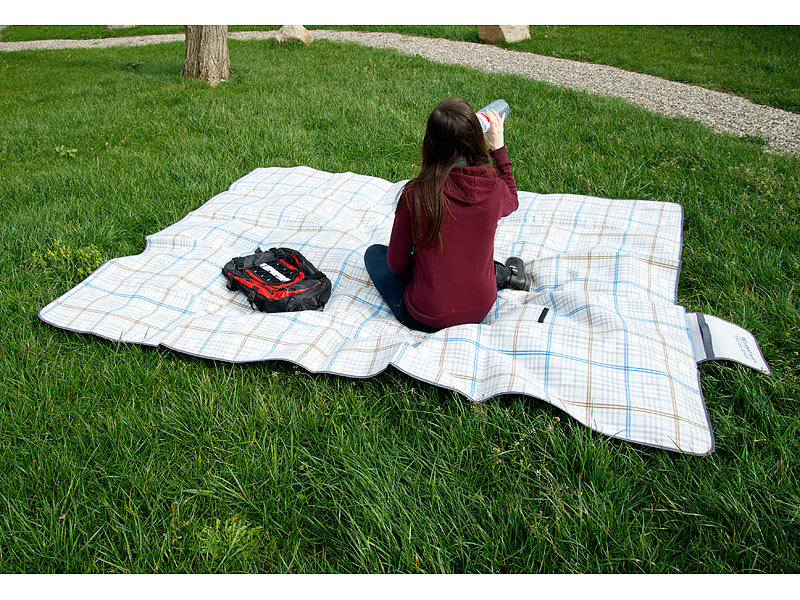 ; Multifunktionale Picknickdecke, waschbar, Sonnenschutz für den Strand 