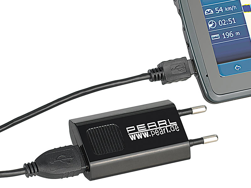 ; Lade-Reiseadapter für USB-Mobilgeräte 