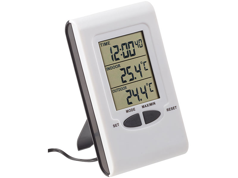 ; Digitale Thermometer/Hygrometer 