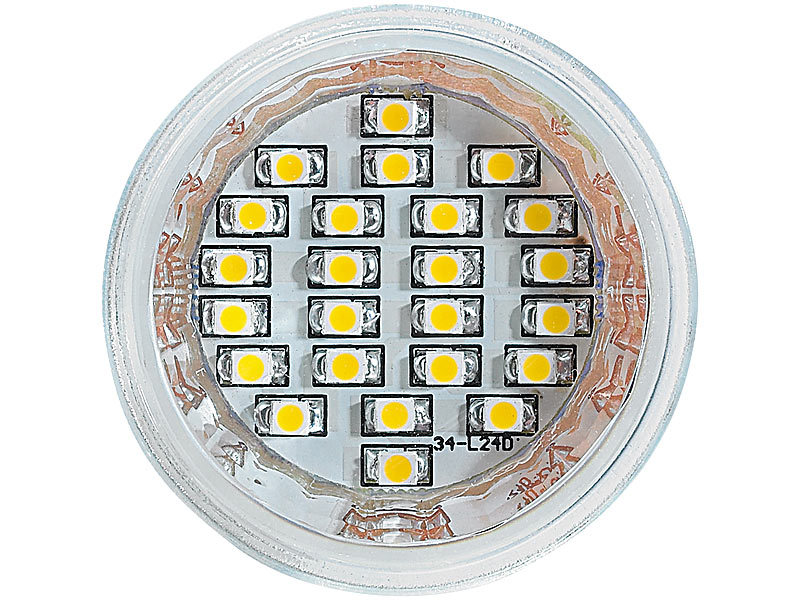 ; LED-Spots GU10 (warmweiß) 