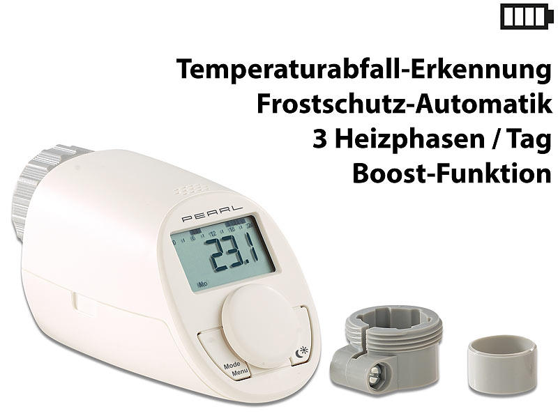 ; Programmierbare Heizkörperthermostate mit Bluetooth 