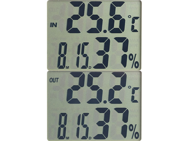 ; Digitale Thermometer/Hygrometer Digitale Thermometer/Hygrometer Digitale Thermometer/Hygrometer Digitale Thermometer/Hygrometer 