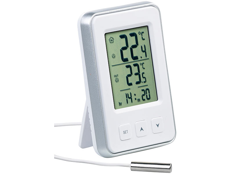 ; Digitale Thermometer/Hygrometer 