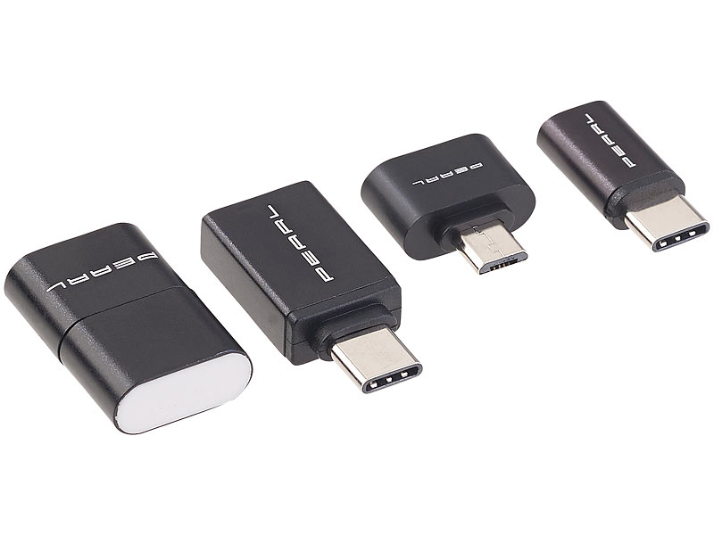 ; USB-3.0-Adapter auf USB Typ C, SIM-Kartenhalter mit microSD-Kartenleser und SIM-Adapter 