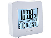 PEARL Reisewecker, Funkwecker mit Thermometer