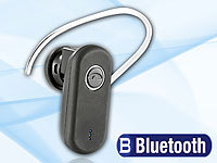 PEARL Bluetooth Headset "XHS-210" mit Soft-Touch-Oberfläche