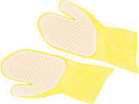 PEARL Handschuh-Paar mit Bürste für Tierfell-Reinigung