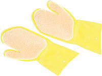 PEARL Handschuhe mit Polier-Pad aus Acryl, rechts & linkshändig