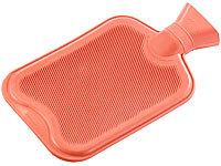 PEARL Wärmflasche, Größe XL, rot, 1,1 Liter