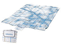 PEARL Wasserdichte XXL-Picknick-Decke aus Fleece, 2,5 x 2 m