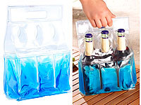 PEARL 2er-Set Kühl-Tragetasche für je 6 Flaschen oder Getränkedosen