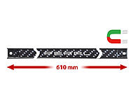 PEARL Extrastarke Profi-Ferrit-Magnetleiste zur Wandmontage, 61 cm