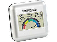 PEARL Digitales Hygrometer mit Thermometer mit grafischer Anzeige