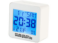 PEARL Digitaler Funkwecker mit Temperaturanzeige und Kalender