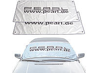 PEARL 2er-Set Auto-Sonnenschutz & Anti-Eis-Folien, reflektierend