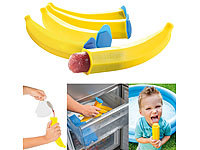 PEARL 5er-Set Silikon-Form "Eis Banane"  Speiseeis ganz schnell und einfach