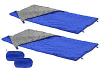 PEARL 2er-Set Decken-Schlafsäcke, 200 g/m² Hohlfaser-Füllung, 190 x 75 cm