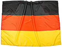 PEARL Deutschland-Cape 150 x 110 cm mit Ärmeln  Bodyflag