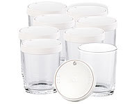PEARL Ersatz-Gläser für PEARL Joghurt Maker, 8er-Set, je 150 ml