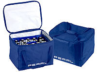 PEARL 2er-Set isolierte Kühltaschen, verstärkte Trageriemen für Bierkästen