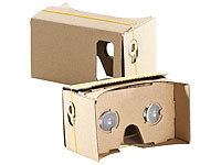 PEARL 2er-Set Virtual-Reality-Brillen, Bausatz für Smartphones (4"-5")