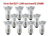 PEARL LED-Spot E27 1,5W warmweiß 2700K 10er-Set