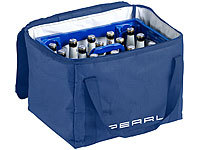 PEARL Isolierte Kühltasche, verstärkter Trageriemen für Bierkästen, 30 Liter
