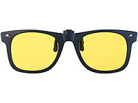 PEARL Nachtsicht-Brillenclip in klassischem Retro-Look, polarisiert, UV400