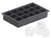 PEARL Silikon-Eiswürfelform für 15 kleine Eiswürfel je 3x3x3cm, 500ml