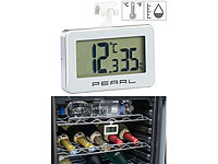 PEARL Digitales Kühlschrank-Thermometer und -Hygrometer mit Haken