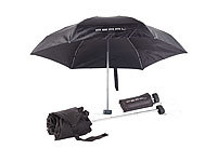 PEARL Mini-Regenschirm mit Transporthülle, extraleicht & superkompakt, 16 cm