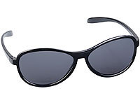 PEARL Kontrast-verstärkende Sonnenbrille, dunkle Gläser, polarisiert, UV 380