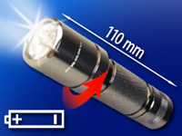 PEARL LED-Taschenlampe (massives Aluminium mit 6 weißen LEDs)