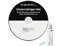 PEARL Linsenreiniger-Set für CD-/DVD-/Blu-ray-Laufwerke und -Player u.v.m.