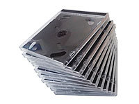 PEARL CD Jewel Boxen im 50er-Set, schwarzes Tray