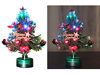 PEARL LED-Weihnachtsbaum mit Glasfaser-Farbwechsler