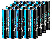 PEARL Super-Alkaline-Batterien Typ AAA / Micro, 1,5 Volt, 20 Stück