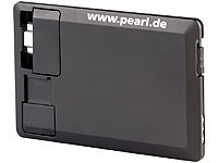 PEARL Notfall-Powerbank im Kreditkartenformat für Micro-USB-Geräte; USB-Netzteile für Steckdose USB-Netzteile für Steckdose 