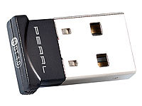 PEARL Ultrakompakter USB-Adapter, Bluetooth 4.0, Klasse 1, EDR+CSR, 100 m