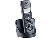 PEARL Schnurloses Telefon, strahlungsarm dank ECO-DECT, GAP-kompatibel