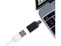 PEARL USB-3.0-Adapter mit Typ-C-Stecker auf Typ-A-Buchse