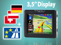 PEARL Navigationssystem V35-1 mit D-A-CH+HS(EU)-Karten
