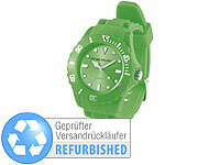 PEARL analog-Armbanduhr, Silikon-Armbanduhr Sport