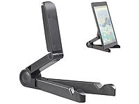 PEARL Faltbarer Tablet-Ständer für iPad, Tablet-PC, E-Book-Reader & Co.
