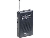 PEARL Analoges Taschenradio TAR-202 mit UKW und MW-Empfang