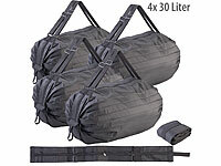 PEARL 4er Set Leichte Falt-Reisetasche aus Polyester, 30 L, mit 68-cm-Trageg