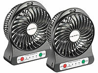 PEARL Kfz Ventilator, Design-Tisch-Ventilator, Mobiler Ventilator Akku; Taschen-Ventilatoren Taschen-Ventilatoren Taschen-Ventilatoren