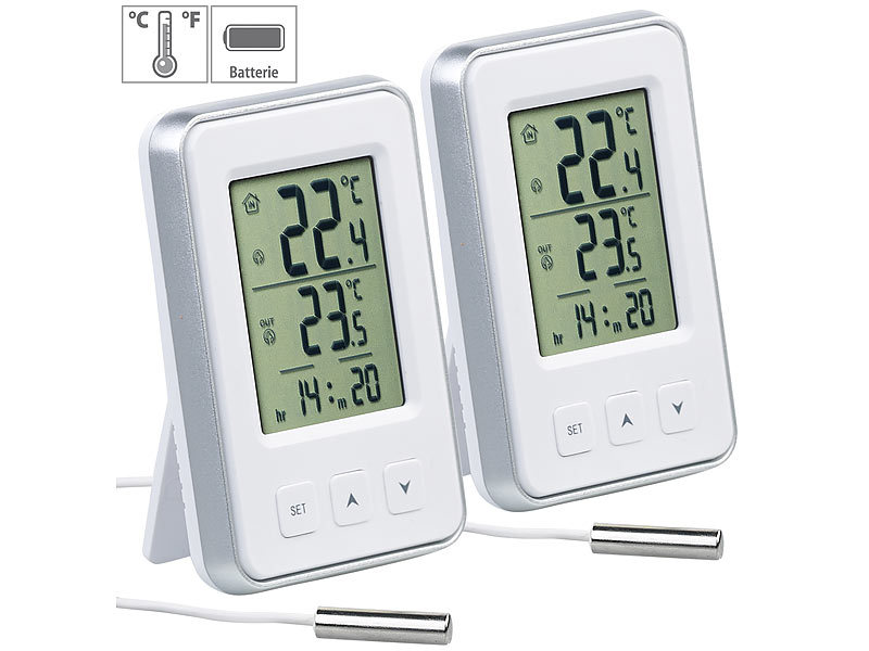 ; Digitale Thermometer/Hygrometer Digitale Thermometer/Hygrometer Digitale Thermometer/Hygrometer 