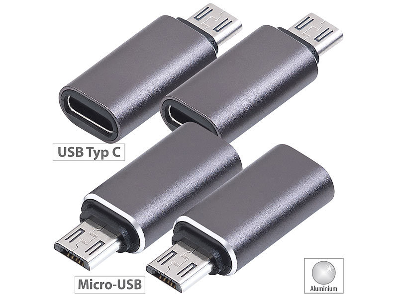 ; microSD-Kartenleser & USB-Sticks für Micro-USB und USB Typ C microSD-Kartenleser & USB-Sticks für Micro-USB und USB Typ C microSD-Kartenleser & USB-Sticks für Micro-USB und USB Typ C microSD-Kartenleser & USB-Sticks für Micro-USB und USB Typ C 